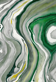 灰绿色抽象水墨肌理