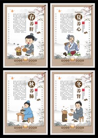 四季养生海报系列