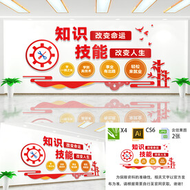 职业教育文化墙