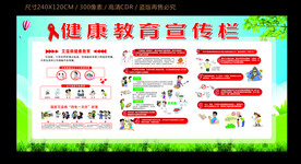 艾滋病健康教育宣传栏
