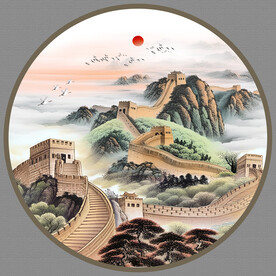 长城山水画