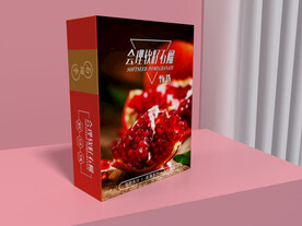 会理石榴包装平面图