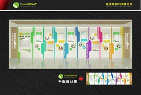 科技 校园文化背景长廊