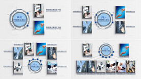 4k简约科技图文分类AE模板