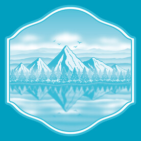 绿水青山意境图矿泉水饮料酒插图