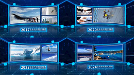 科技感弧形图文宣传AE模板