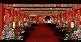 中式婚礼迎宾通道