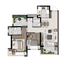 户型图 家配图 洋房图图片