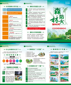 森林防火折页