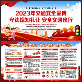 交通安全知识宣传栏