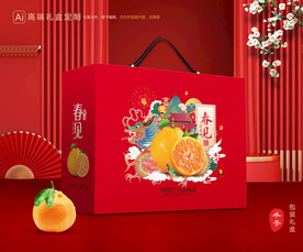 春见礼盒 耙耙柑包装