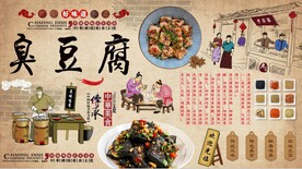臭豆腐背景墙