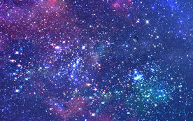 蓝色星空宇宙背景