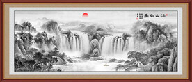 客厅水墨画
