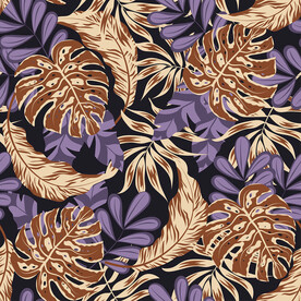 植物枝叶 面料印花