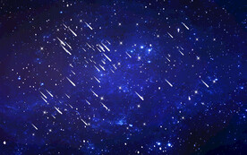 流星雨星空背景