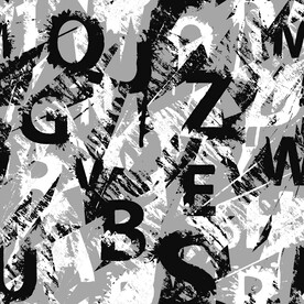 字母压笔刷风山脉