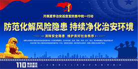 防范化解风险隐患持续净化治安