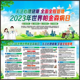 帕金森病知识宣传栏