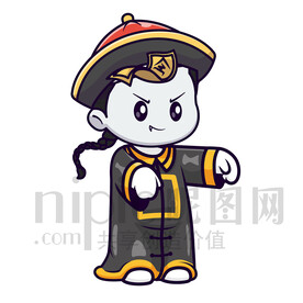 可爱卡通小僵尸