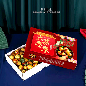 红色冬枣礼盒