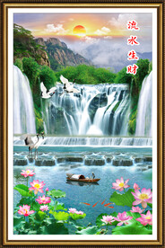 流水生财富水长流