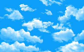 蓝天白云软膜