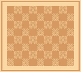 中式传统花纹四方连续丝巾印花