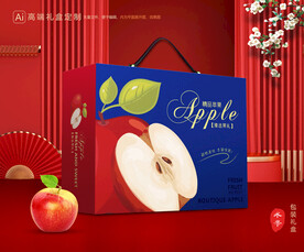 苹果包装 红富士礼盒