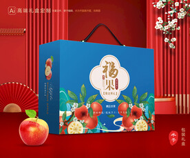 苹果包装 红富士礼盒