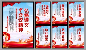 遵义会议精神海报系列