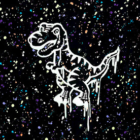 创意恐龙插画手绘