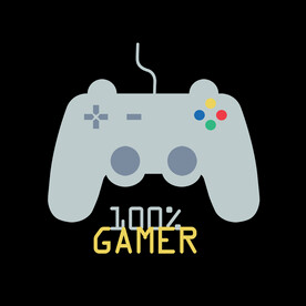 游戏手柄GAMER手绘