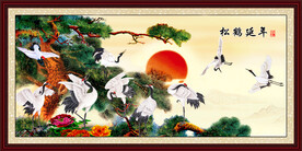 松鹤图