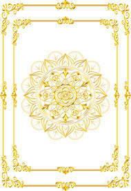 金色边框