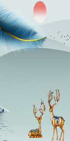 蓝色 清晰高端玄关 tif分层