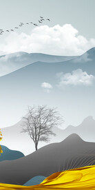 极简 高清新玄关画 tif分层