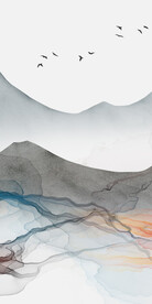 轻奢 新高端玄关画 tif分层