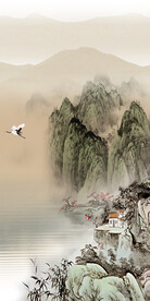 爆款 大气新玄关画 Tif分层