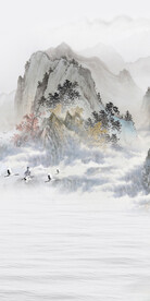 古风 大气新玄关画 Tif分层