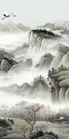 爆款 大气新画玄关 Tif分层