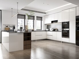 简约厨房空场景