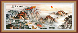 五岳独尊泰山日出