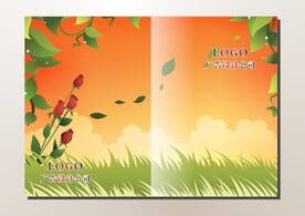 玫瑰草地晚霞 封面