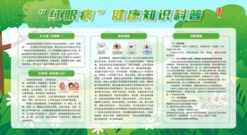 预防红眼病展板