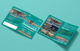 游泳健身瑜伽预售活动折页海报