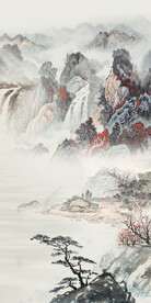 古风 简约人气玄关 TiF分层