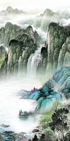 新传 中式极简玄关 Tif分层