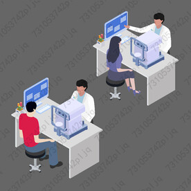 眼科医疗沟通场景2.5D