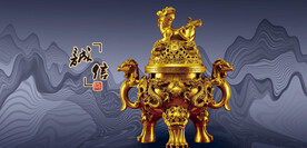 香炉金色香炉